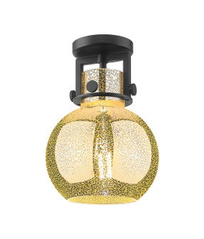 Downtown Urban One Light Semi-Flush Mount in Matte Black (405|411-1F-BK-G410-8ME)