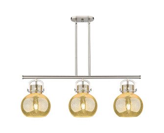 Downtown Urban Three Light Island Pendant in Satin Nickel (405|410-3I-SN-G410-10ME)