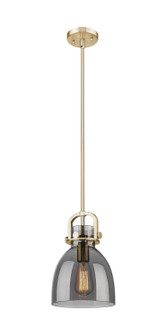 Downtown Urban One Light Mini Pendant in Champagne Bronze (405|410-1SS-CB-G412-8SM)