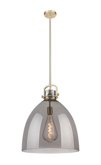 Downtown Urban One Light Pendant in Champagne Bronze (405|410-1SL-CB-G412-18SM)