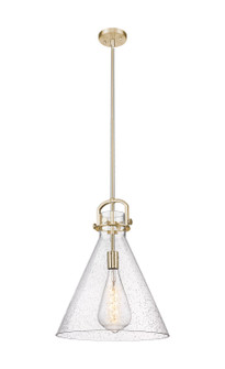 Downtown Urban One Light Pendant in Champagne Bronze (405|410-1SL-CB-G411-16SDY)
