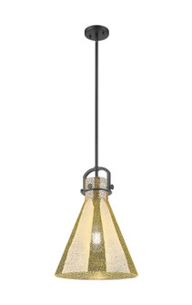 Downtown Urban One Light Pendant in Matte Black (405|410-1SL-BK-G411-14ME)