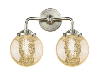 Nouveau Two Light Bath Vanity in Brushed Satin Nickel (405|284-2W-SN-G208-6)