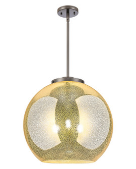 Essex Three Light Pendant in Oil Rubbed Bronze (405|221-3S-OB-G128-18)