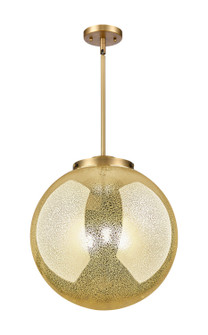 Essex Three Light Pendant in Brushed Brass (405|221-3S-BB-G208-16)