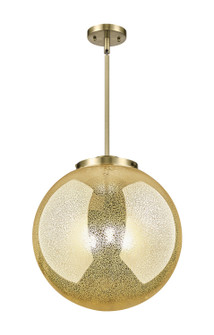 Essex Three Light Pendant in Antique Brass (405|221-3S-AB-G208-16)