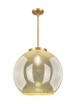 Essex One Light Pendant in Satin Gold (405|221-1S-SG-G128-18)