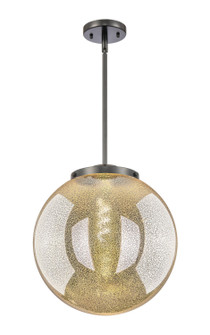 Essex One Light Pendant in Matte Black (405|221-1S-BK-G208-14)