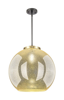 Essex One Light Pendant in Black Antique Brass (405|221-1S-BAB-G128-18)