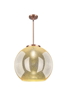 Essex One Light Pendant in Antique Copper (405|221-1S-AC-G128-18)