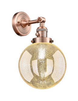 Franklin Restoration One Light Wall Sconce in Antique Copper (405|203SW-AC-G208-8)