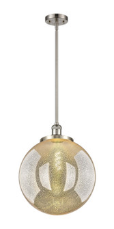 Franklin Restoration One Light Pendant in Brushed Satin Nickel (405|201S-SN-G208-16)