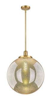 Franklin Restoration One Light Pendant in Satin Gold (405|201S-SG-G208-18)