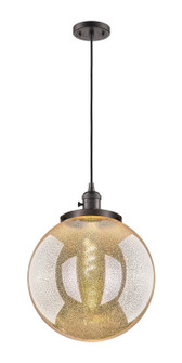Franklin Restoration One Light Mini Pendant in Oil Rubbed Bronze (405|201CSW-OB-G208-14)