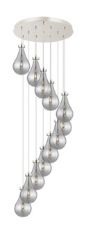 Downtown Urban 12 Light Pendant in Polished Nickel (405|126-451-1P-PN-G451-7SM)
