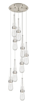 Downtown Urban Nine Light Pendant in Brushed Satin Nickel (405|119-452-1P-SN-G452-4SDY)
