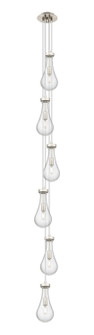 Downtown Urban Six Light Pendant in Brushed Satin Nickel (405|106-451-1P-SN-G451-5SDY)