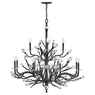 Eve LED Chandelier in Brushed Graphite (138|FR46810BGR)