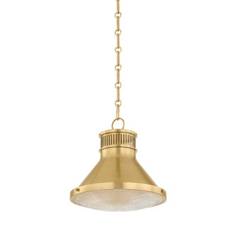 Highclere One Light Pendant in Aged Brass (70|MDS2404-AGB)