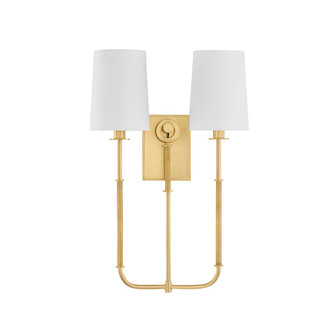 Glenmont Two Light Wall Sconce in Aged Brass (70|2072-AGB)
