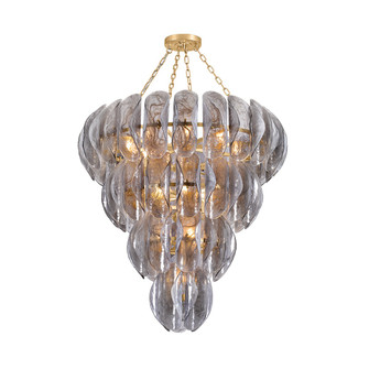 Anatase 18 Light Chandelier in Vintage Gold Leaf (68|518-44-VGL)