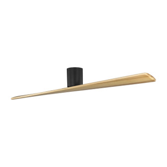 Plank Smart 72 Hugger 72'' Ceiling Fan in Midnight Black (71|2PLSMH72MBKNH)