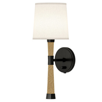 Hatteras One Light Wall Sconce in Natural Rope w/Deep Patina Bronze (165|Z450)