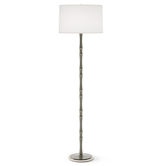 Kane One Light Floor Lamp in Smokey Taupe w/Polished Nickel (165|ST74)