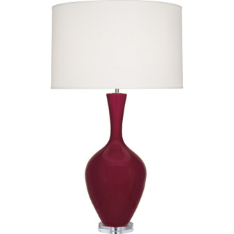 Audrey One Light Table Lamp in Sugar Plum Glazed Ceramic (165|SM980)