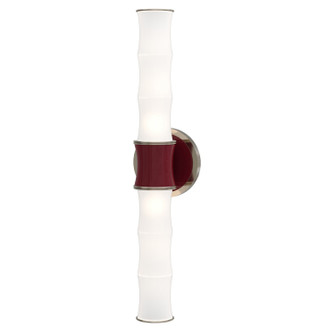 Kane Two Light Wall Sconce in Sugar Plum w/Polished Nickel (165|SM84)