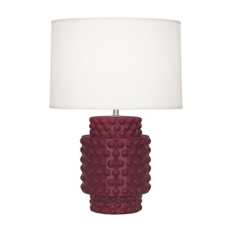 Small Dolly One Light Accent Lamp in Sugar Plum Glazed Textured Ceramic (165|SM801)