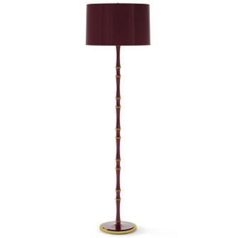 Kane One Light Floor Lamp in Sugar Plum w/Modern Brass (165|SM73X)