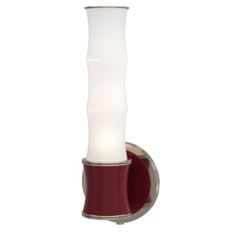 Kane One Light Wall Sconce in Sugar Plum w/Polished Nickel (165|SM69)