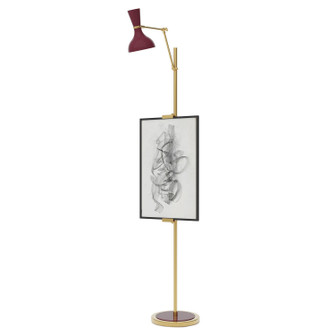 Clare One Light Floor Easel in Modern Brass w/Sugar Plum Painted (165|SM16SM)
