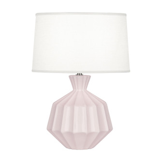 Small Orion One Light Accent Lamp in Rose Water Glazed Ceramic (165|RW989)