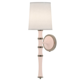 Kane One Light Wall Sconce in Rose Water w/Polished Nickel (165|RW88)