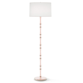 Kane One Light Floor Lamp in Rose Water w/Polished Nickel (165|RW74)