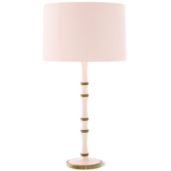 Kane One Light Table Lamp in Rose Water w/Modern Brass (165|RW71X)