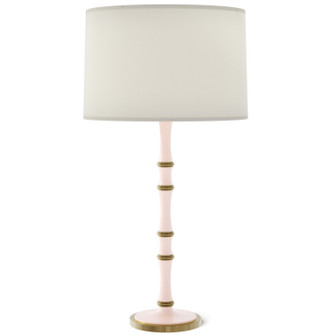 Kane One Light Table Lamp in Rose Water w/Modern Brass (165|RW71)