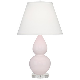 Small Double Gourd One Light Accent Lamp in Rose Water Glazed Ceramic w/Lucite (165|RW13X)