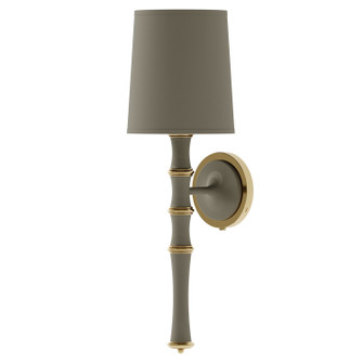 Kane One Light Wall Sconce in Matte Smokey Taupe w/Modern Brass (165|MST87X)