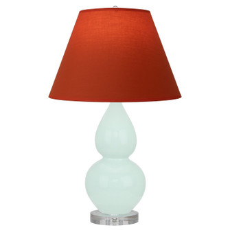 Small Double Gourd One Light Accent Lamp in Mint Glazed Ceramic w/Lucite (165|MN13T)