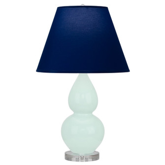 Small Double Gourd One Light Accent Lamp in Mint Glazed Ceramic w/Lucite (165|MN13N)