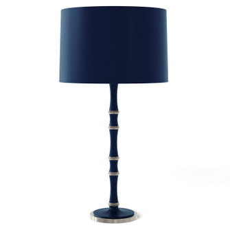 Kane One Light Table Lamp in Matte Midnight Blue w/Polished Nickel (165|MMB72X)