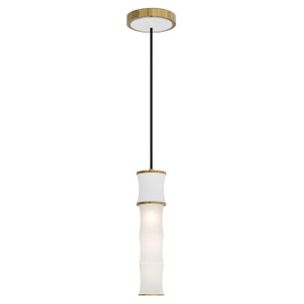 Kane One Light Pendant in Matte Daisy w/Modern Brass (165|MDY85)