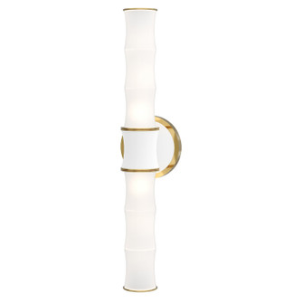 Kane Two Light Wall Sconce in Matte Daisy w/Modern Brass (165|MDY83)