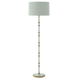 Kane One Light Floor Lamp in Matte Celadon w/Modern Brass (165|MCL73X)