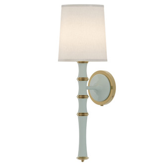 Kane One Light Wall Sconce in Celadon w/Modern Brass (165|CL87)