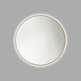 Cadre Mirror in Satin Brass (1|MREL1430SB)