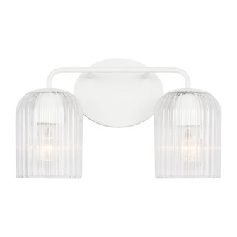 Eisele Two Light Vanity in Matte White (1|GLV1132MWT)